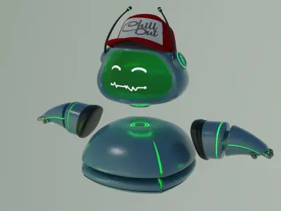 Assistant Droid 3D model