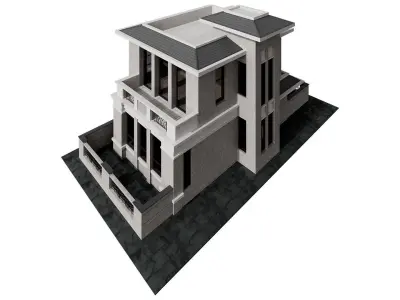 Villa Block 02 3D model