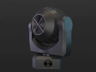 Moving Head LED Low-poly 3D model