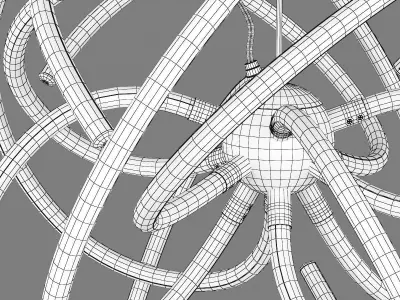 748124 Ciclone Lightstar Chandelier 3D model