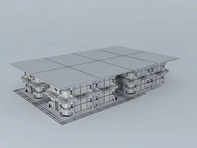 Interior ZAlFA Free 3D model