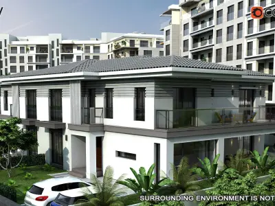 Classic Villa 2 3D model buy