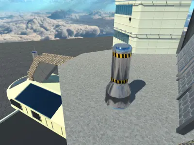 Sci-Fi Building 11 3D model