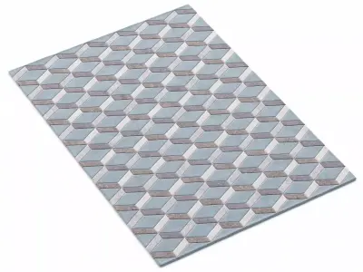 Nevio Pure Wool Rug 3D model