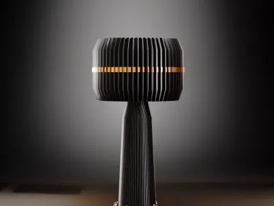 lamshade set 02 Low-poly 3D model