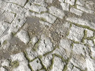 Old Floor Seamless 3 PBR Texture