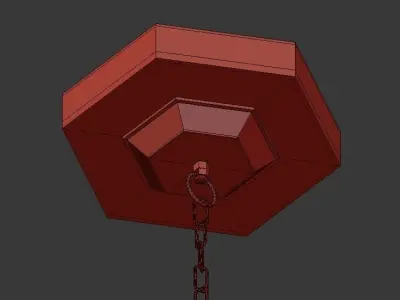 Cubismus Chandelier 3D model