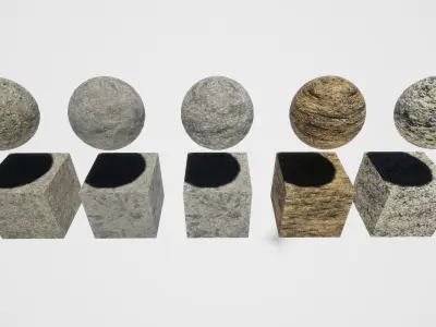 Seamless Customizable Stone Material Pack 112 Texture