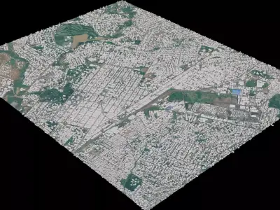 Lubumbashi - Democratic Republic of the Congo 3D model