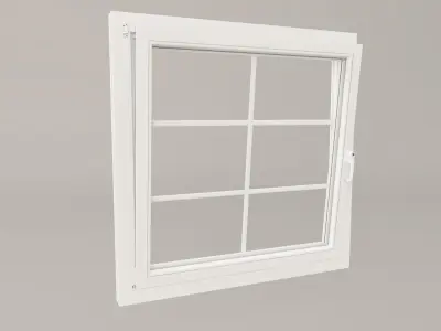 Realistic Windows window 3D model