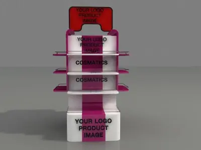 cosmetics stand 3D model