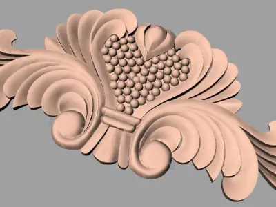 Artcam Aspire 3D relief models STL Files used for CNC E552 3D model