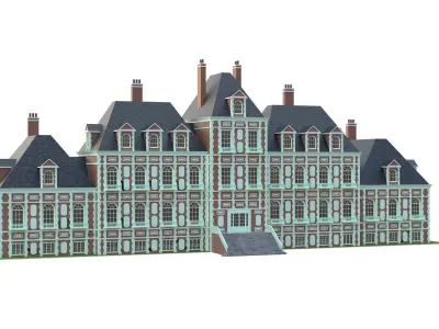 Double Classic Mansion 3D model