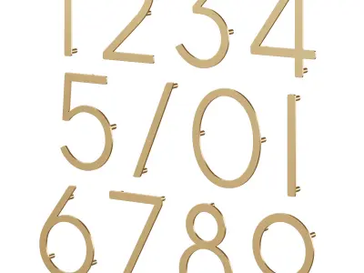 EZRA Numbers by Meraki 3D model