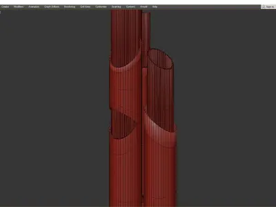 Ceiling lamp Dryscott Low-poly 3D model