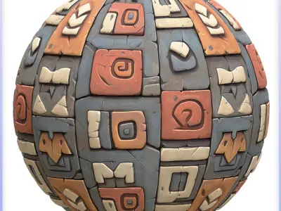 Stylized Wall Seamless Texture Texture 19