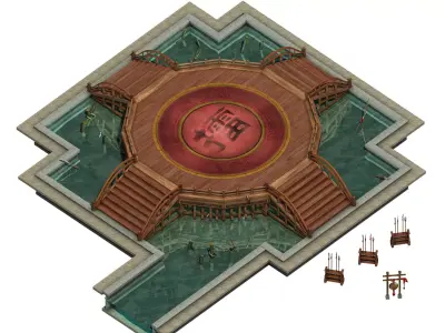 Beijing City - Athletics - Yantai 3D model