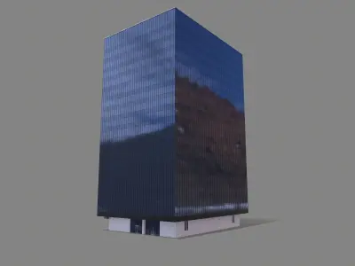 211 Main Street Building San Francisco Low-poly 3D model