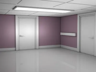 Apartment Corridor 3D model