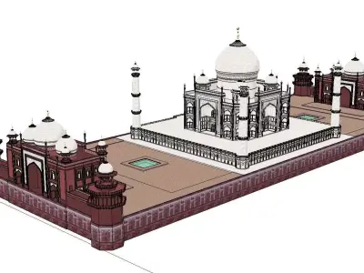 Architecture-Religion-God-Culture-Temple-0267 taj mahal 3D model
