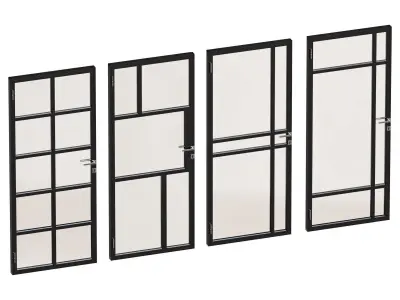 Set of doors 3D model