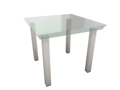 Outdoor Table Low-poly 3D model