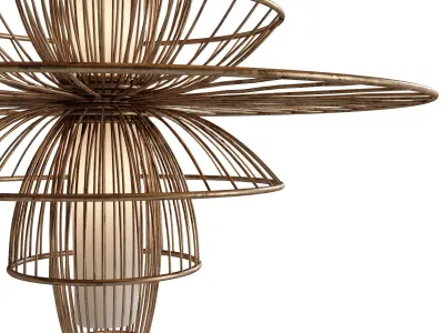 Currey Benjiro Chandelier 3D model