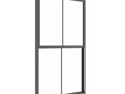 Metal Window 05 3D model