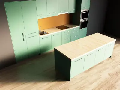67-Kitchen7 matte 6 3D model