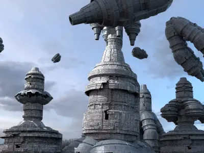 Planet Power Shard Base Kit bash 2 3D model