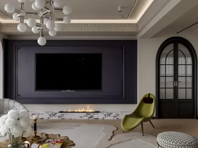 Apartment interior scenes        3D model 13