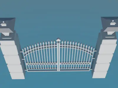Classic Gate Door 3D print model get