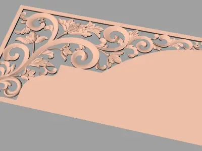 Artcam Aspire 3D relief models STL Files used for CNC E633 3D model