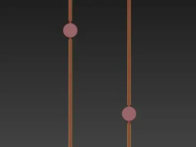 LINES BLACK 3D model