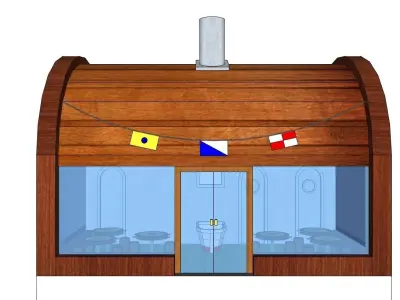 Krusty Krab 3D 3D model