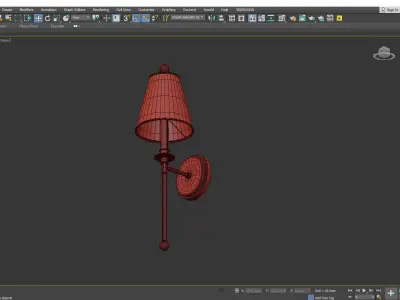 Riverdale Wall Sconce Low-poly 3D model