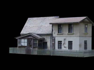 House Building 01 Low-poly 3D model