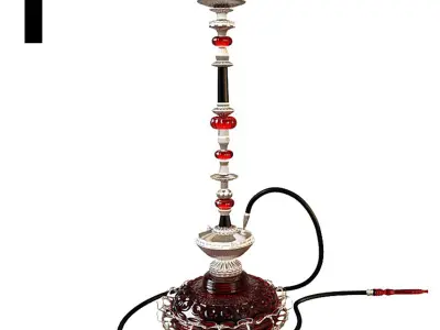 hookah  collection 3D model