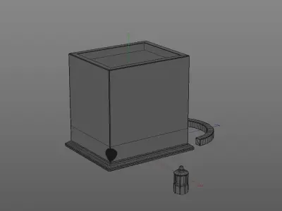 Muslims Kaaba Low-poly 3D model