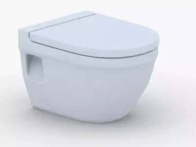 1539 - Toilet Low-poly 3D model