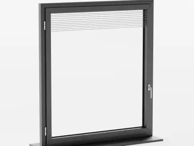 Windows Basic Low-poly 3D model