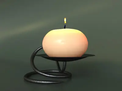 Table candlestick 3D model