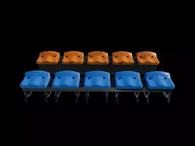 Stadium Seat Model 3D model