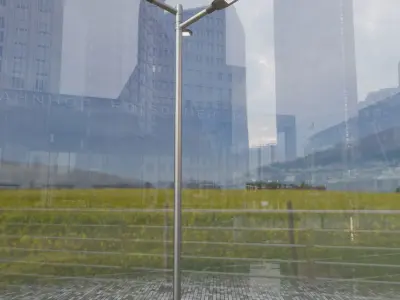 Street Light 12 version 8 5m with pole 2 Low-poly 3D model