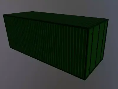 Container shipping 3D model 5