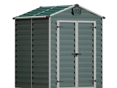 Yard building Booth Shed Hangar House 3D model