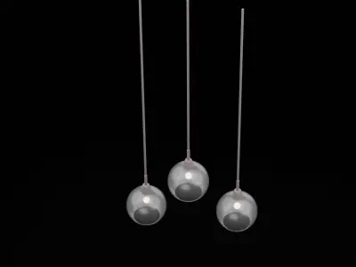 Dangling Lights Low-poly 3D model