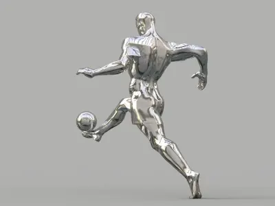 Soccer player  3D model