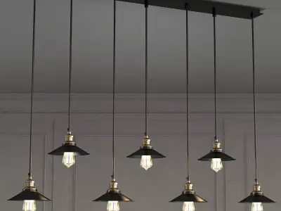 Loft Cone Pendant Line 7 3D model