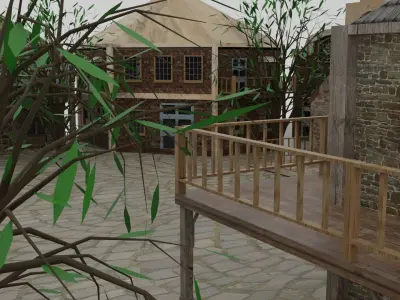 Medieval City 3D model